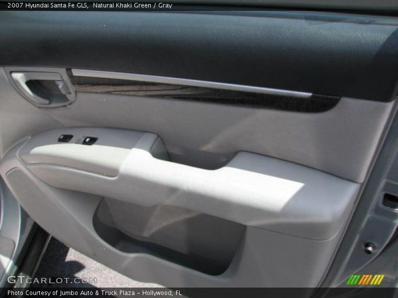 Natural Khaki Green / Gray 2007 Hyundai Santa Fe GLS