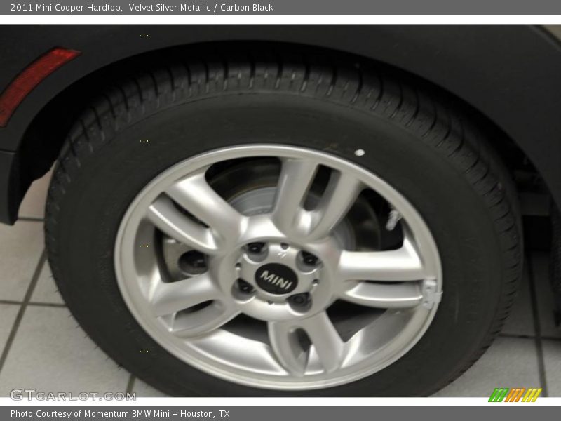 Velvet Silver Metallic / Carbon Black 2011 Mini Cooper Hardtop