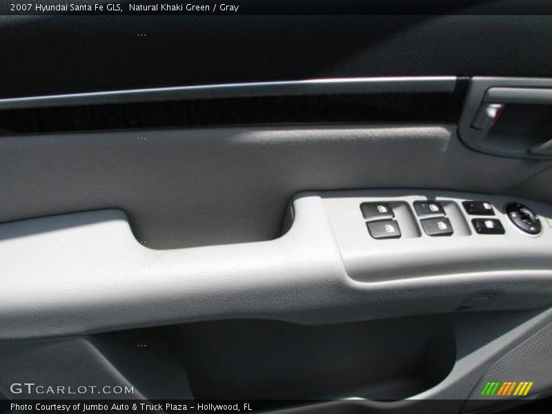 Natural Khaki Green / Gray 2007 Hyundai Santa Fe GLS