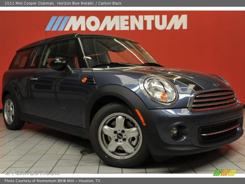 Horizon Blue Metallic / Carbon Black 2011 Mini Cooper Clubman