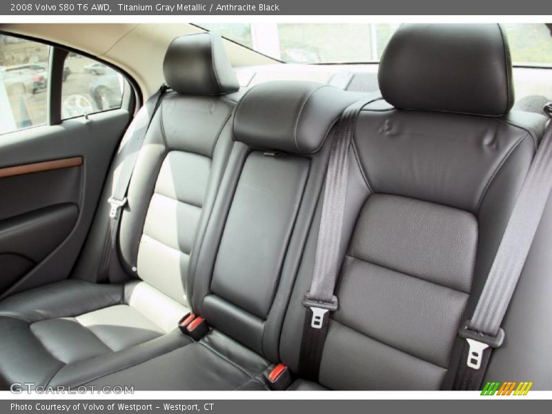 Titanium Gray Metallic / Anthracite Black 2008 Volvo S80 T6 AWD
