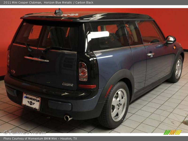 Horizon Blue Metallic / Carbon Black 2011 Mini Cooper Clubman