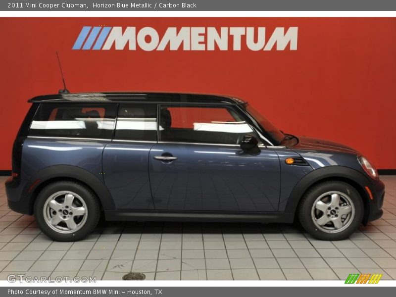 Horizon Blue Metallic / Carbon Black 2011 Mini Cooper Clubman