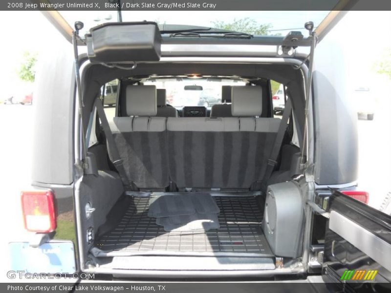 Black / Dark Slate Gray/Med Slate Gray 2008 Jeep Wrangler Unlimited X