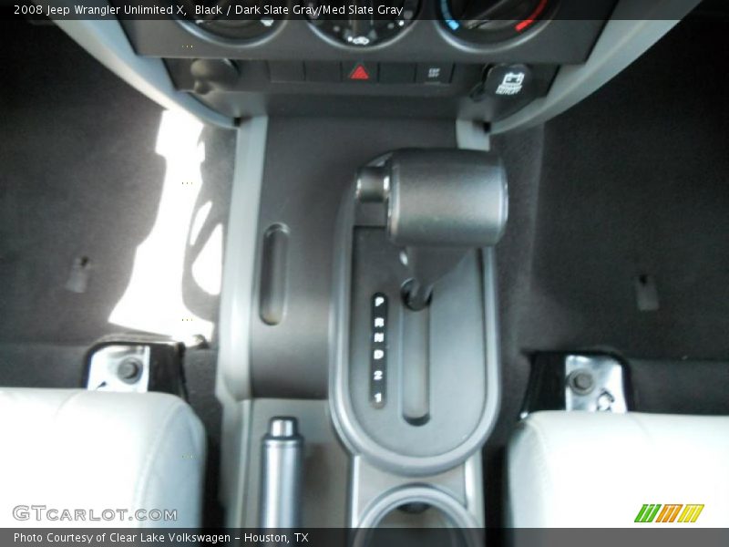 Black / Dark Slate Gray/Med Slate Gray 2008 Jeep Wrangler Unlimited X