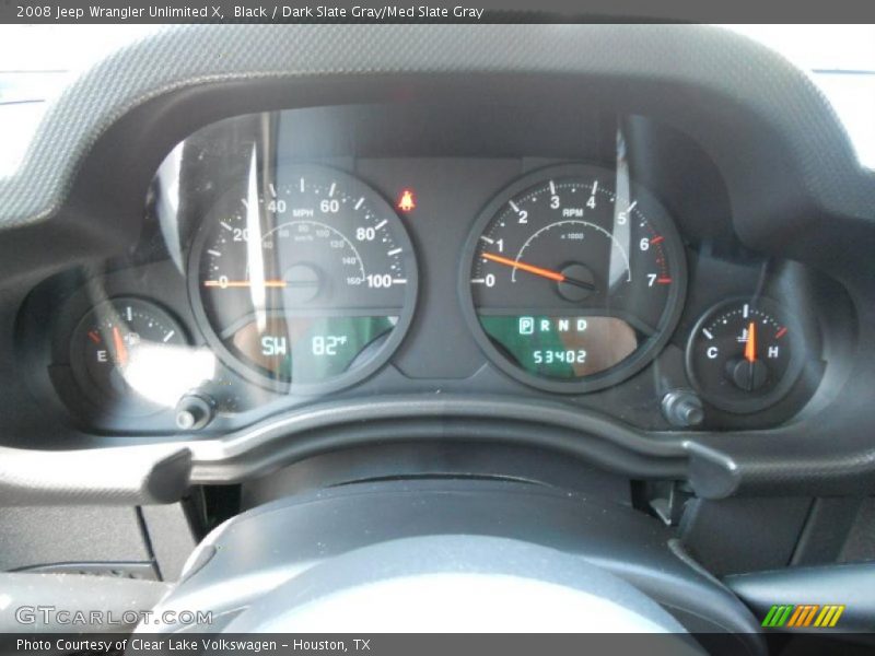 Black / Dark Slate Gray/Med Slate Gray 2008 Jeep Wrangler Unlimited X