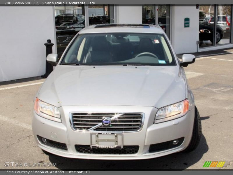 Silver Metallic / Anthracite Black 2008 Volvo S80 3.2