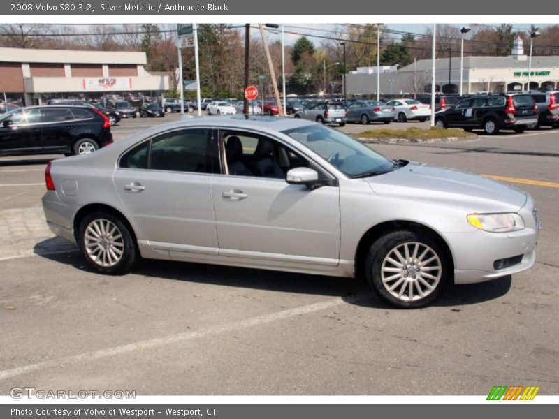 Silver Metallic / Anthracite Black 2008 Volvo S80 3.2