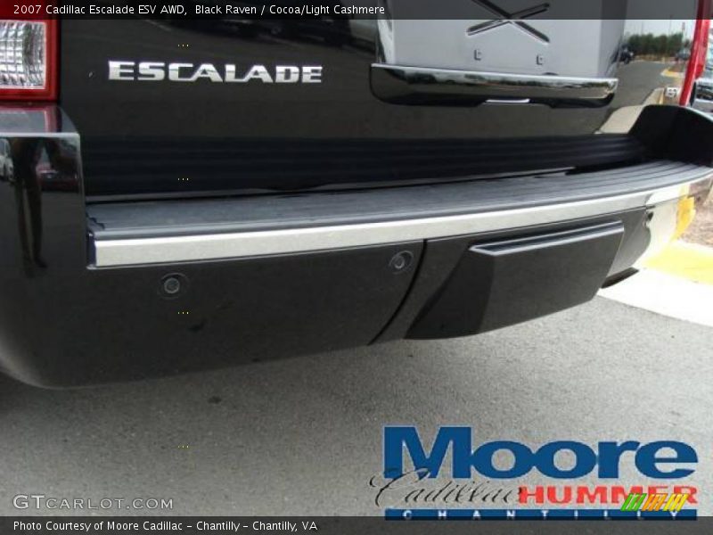 Black Raven / Cocoa/Light Cashmere 2007 Cadillac Escalade ESV AWD