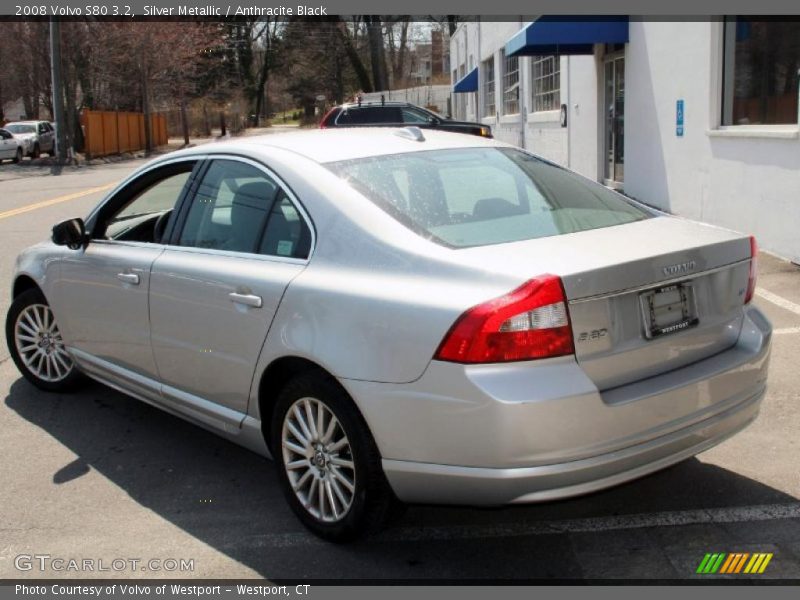 Silver Metallic / Anthracite Black 2008 Volvo S80 3.2