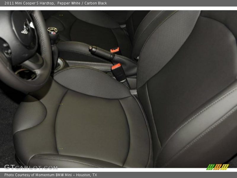 Pepper White / Carbon Black 2011 Mini Cooper S Hardtop
