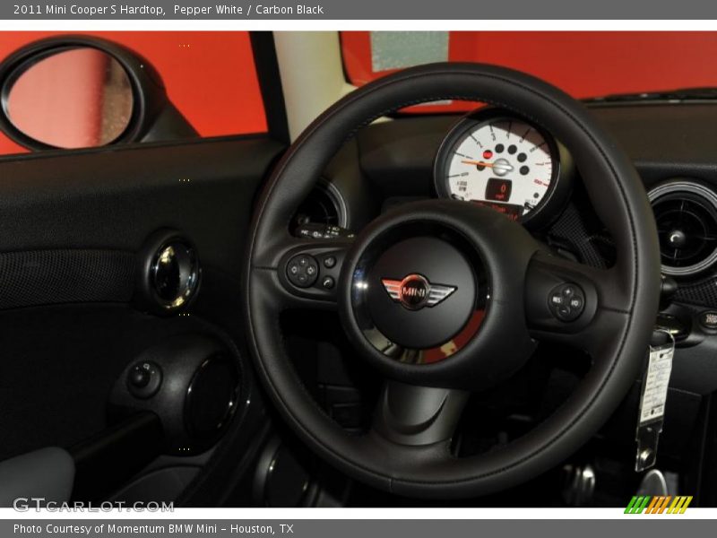 Pepper White / Carbon Black 2011 Mini Cooper S Hardtop