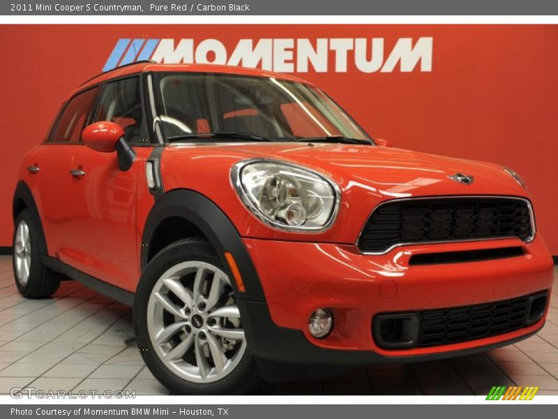 Pure Red / Carbon Black 2011 Mini Cooper S Countryman