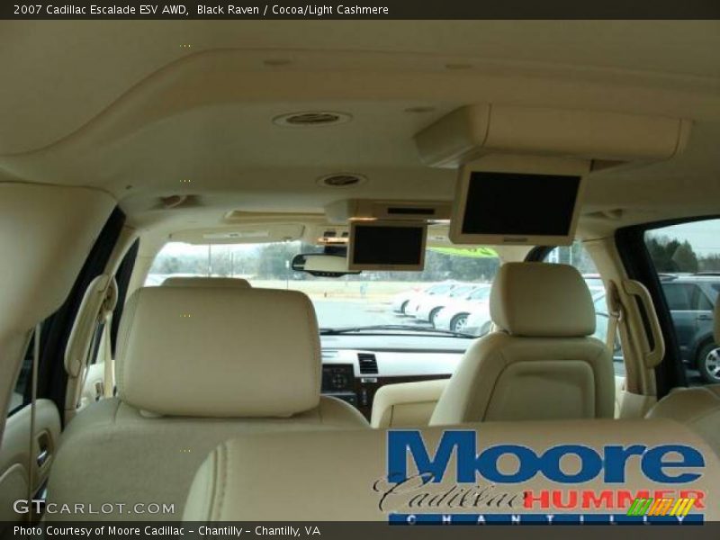 Black Raven / Cocoa/Light Cashmere 2007 Cadillac Escalade ESV AWD