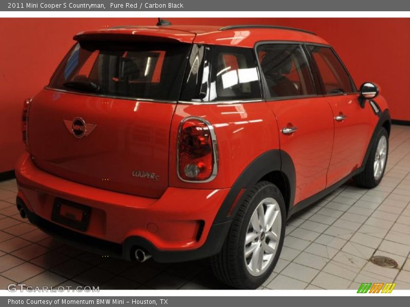 Pure Red / Carbon Black 2011 Mini Cooper S Countryman