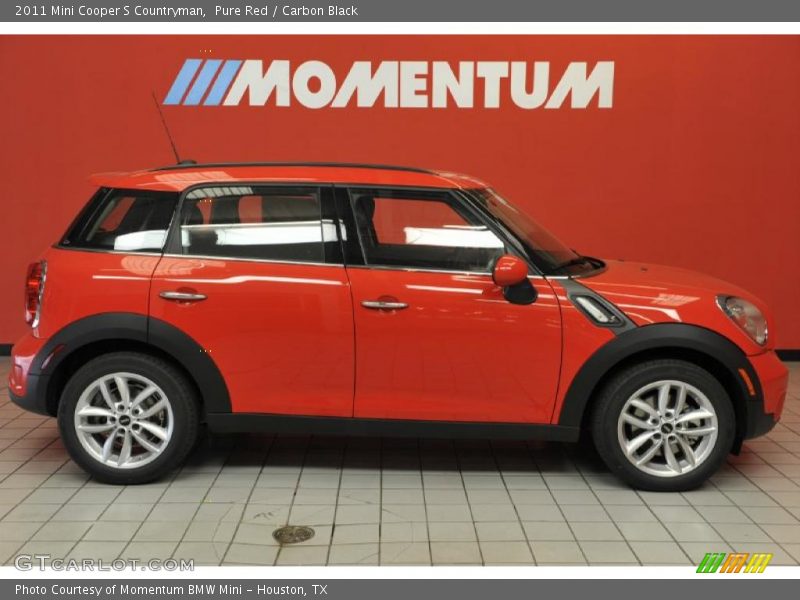 Pure Red / Carbon Black 2011 Mini Cooper S Countryman