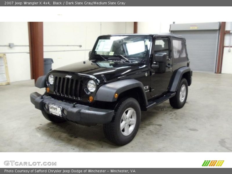 Black / Dark Slate Gray/Medium Slate Gray 2007 Jeep Wrangler X 4x4