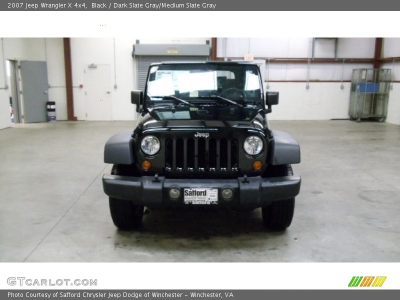 Black / Dark Slate Gray/Medium Slate Gray 2007 Jeep Wrangler X 4x4