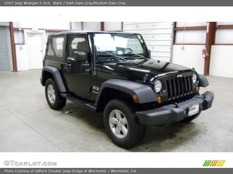 Black / Dark Slate Gray/Medium Slate Gray 2007 Jeep Wrangler X 4x4