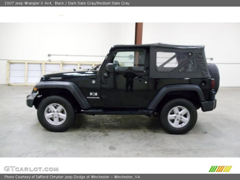 Black / Dark Slate Gray/Medium Slate Gray 2007 Jeep Wrangler X 4x4