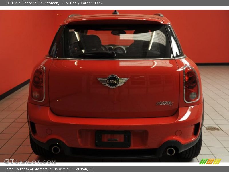 Pure Red / Carbon Black 2011 Mini Cooper S Countryman