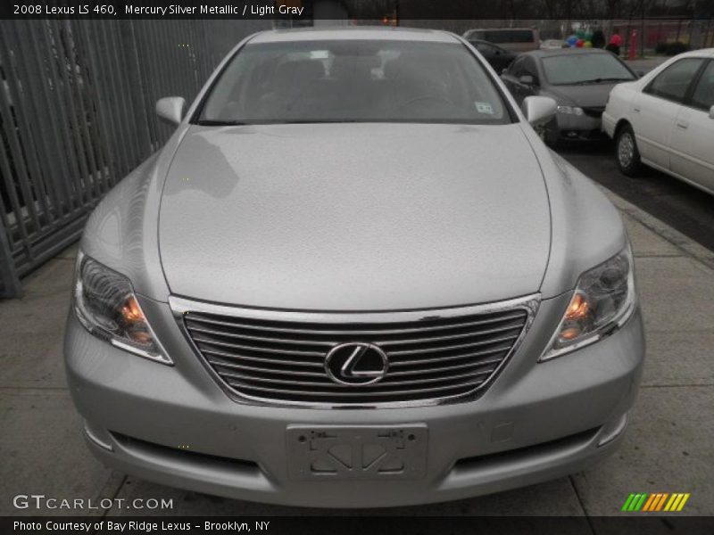 Mercury Silver Metallic / Light Gray 2008 Lexus LS 460