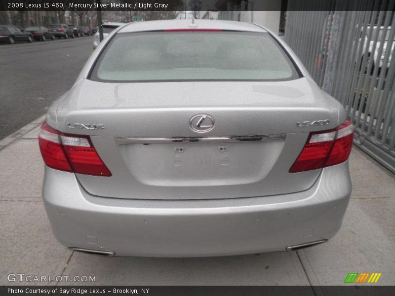 Mercury Silver Metallic / Light Gray 2008 Lexus LS 460