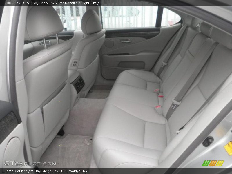 Mercury Silver Metallic / Light Gray 2008 Lexus LS 460