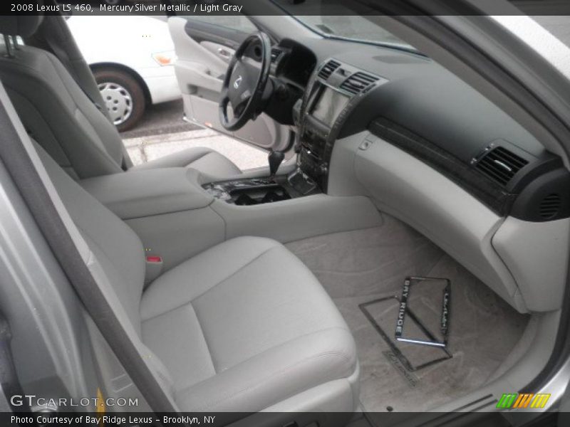 Mercury Silver Metallic / Light Gray 2008 Lexus LS 460