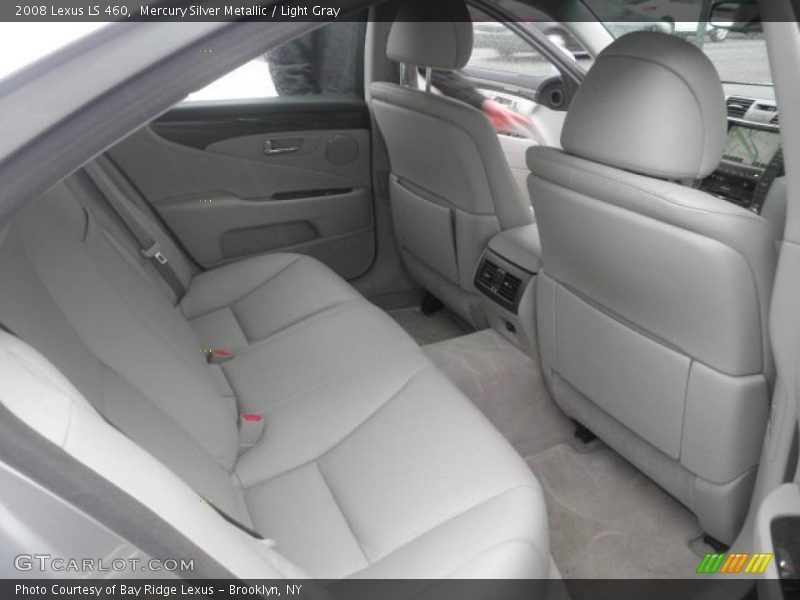 Mercury Silver Metallic / Light Gray 2008 Lexus LS 460