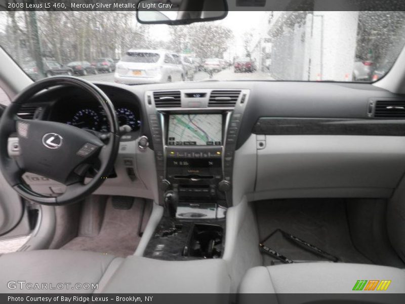 Mercury Silver Metallic / Light Gray 2008 Lexus LS 460