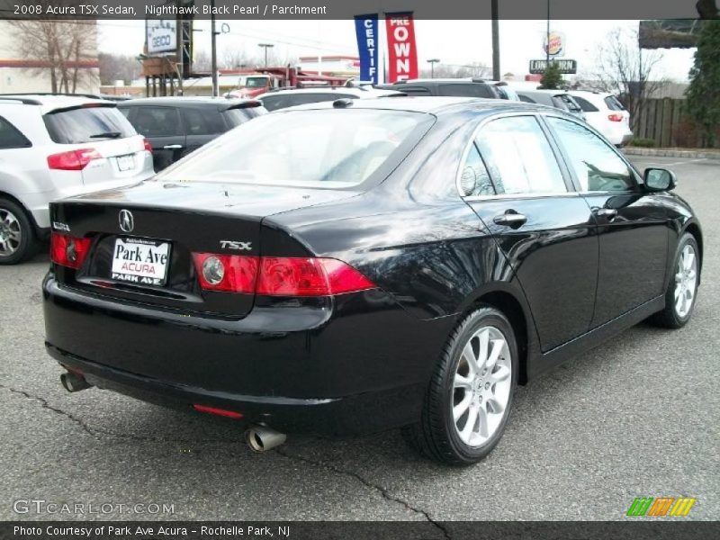 Nighthawk Black Pearl / Parchment 2008 Acura TSX Sedan