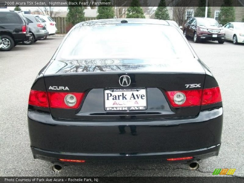 Nighthawk Black Pearl / Parchment 2008 Acura TSX Sedan