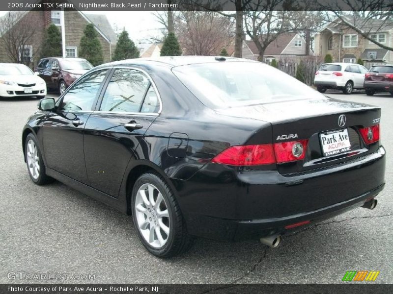 Nighthawk Black Pearl / Parchment 2008 Acura TSX Sedan