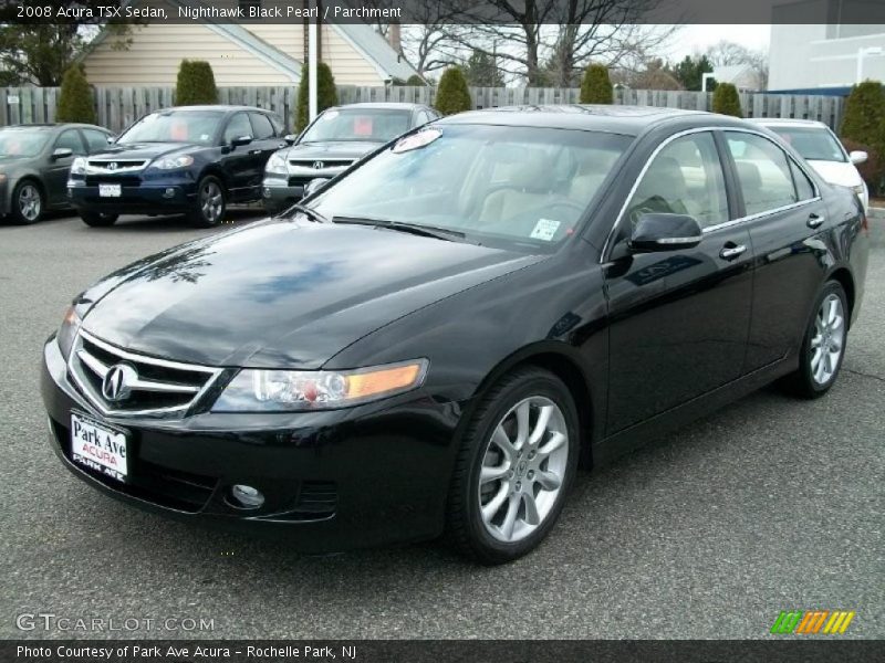 Nighthawk Black Pearl / Parchment 2008 Acura TSX Sedan