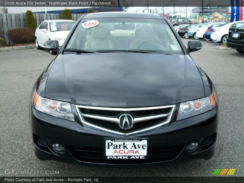 Nighthawk Black Pearl / Parchment 2008 Acura TSX Sedan