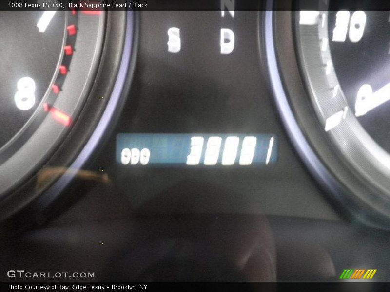 Black Sapphire Pearl / Black 2008 Lexus ES 350