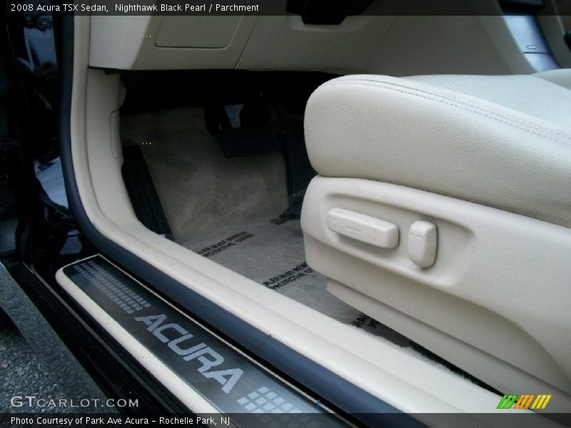 Nighthawk Black Pearl / Parchment 2008 Acura TSX Sedan