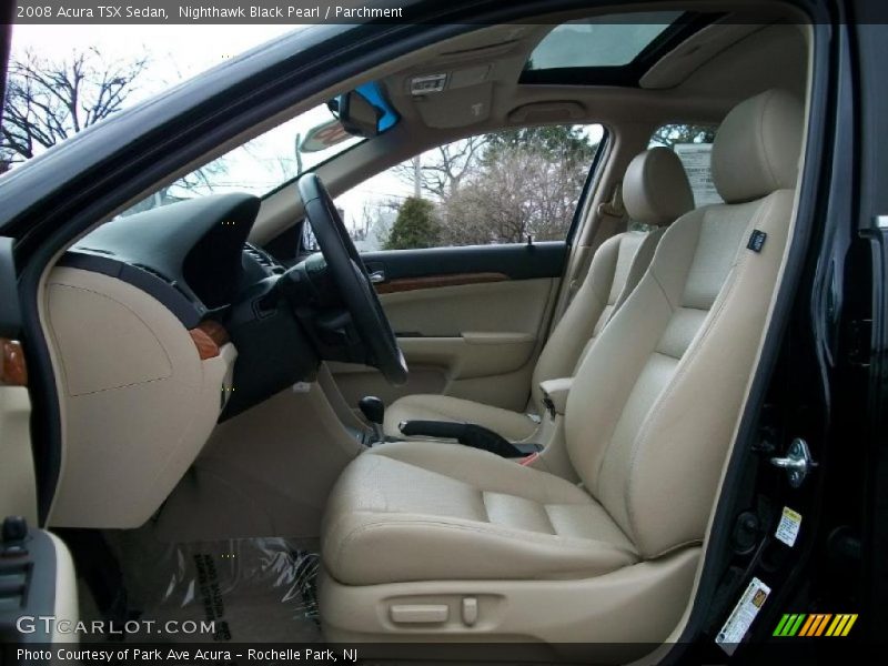 Nighthawk Black Pearl / Parchment 2008 Acura TSX Sedan