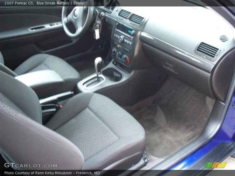Blue Streak Metallic / Ebony 2007 Pontiac G5