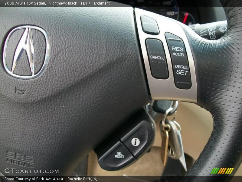Controls of 2008 TSX Sedan
