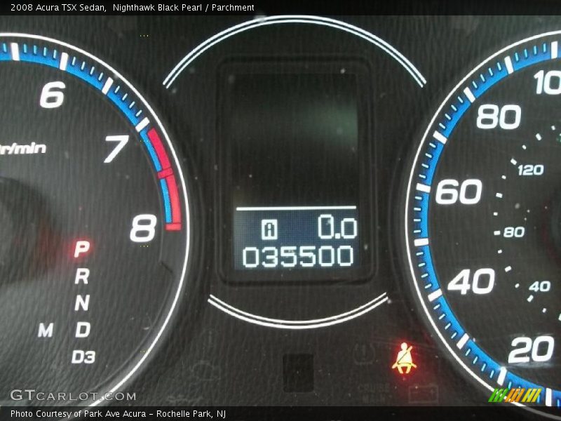 Nighthawk Black Pearl / Parchment 2008 Acura TSX Sedan