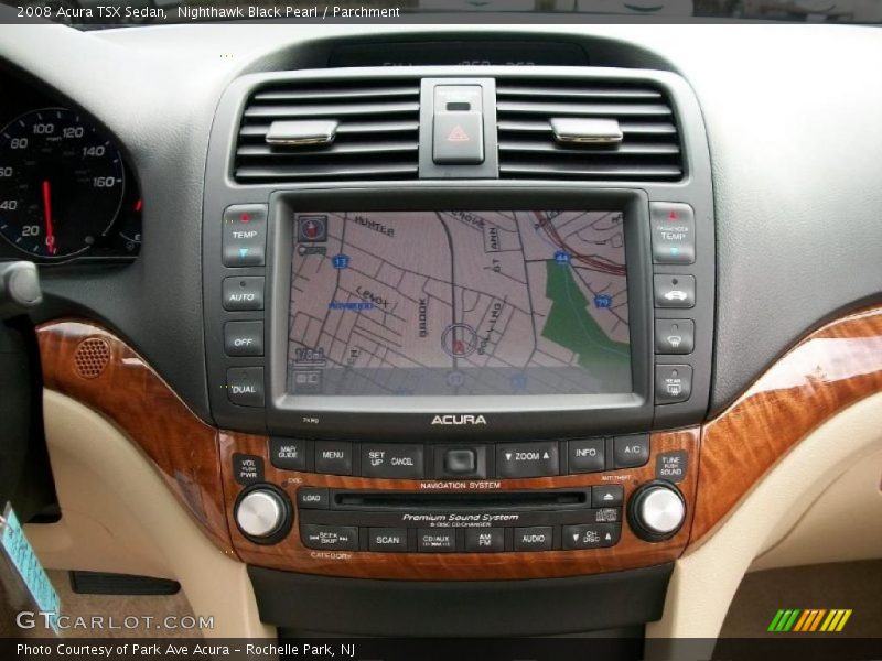 Navigation of 2008 TSX Sedan