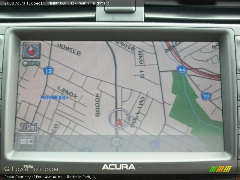 Navigation of 2008 TSX Sedan