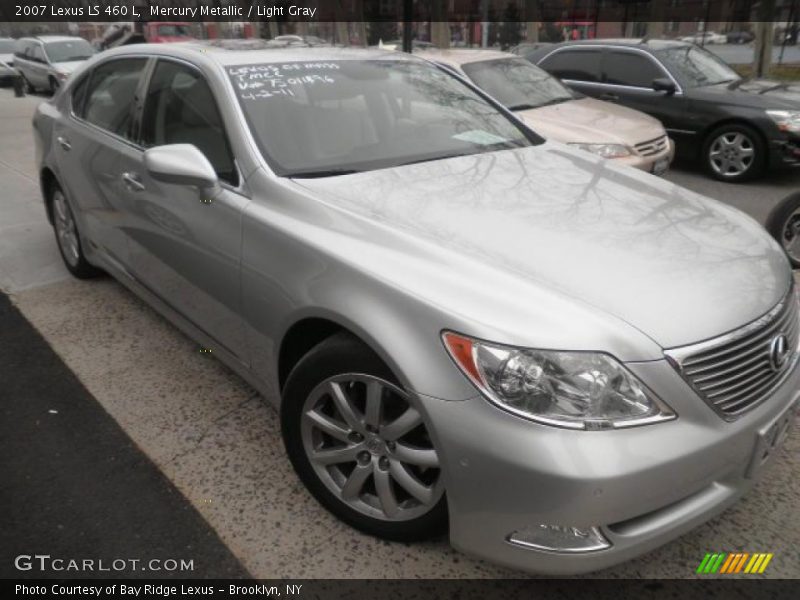 Mercury Metallic / Light Gray 2007 Lexus LS 460 L