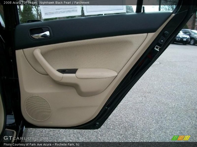 Nighthawk Black Pearl / Parchment 2008 Acura TSX Sedan