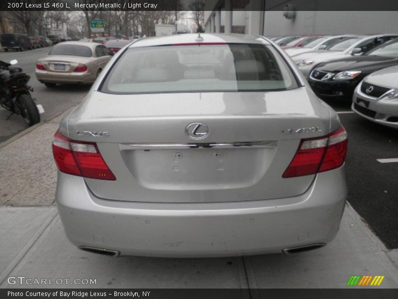 Mercury Metallic / Light Gray 2007 Lexus LS 460 L