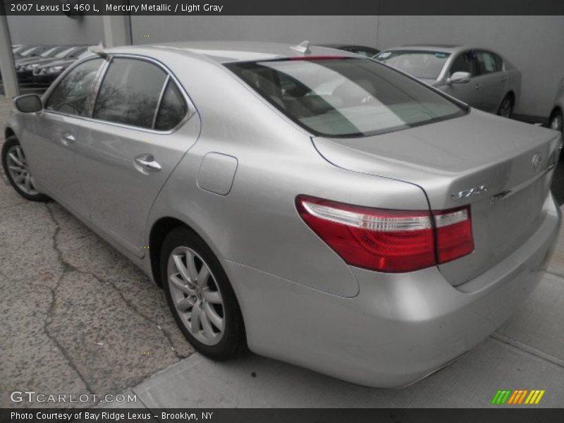 Mercury Metallic / Light Gray 2007 Lexus LS 460 L