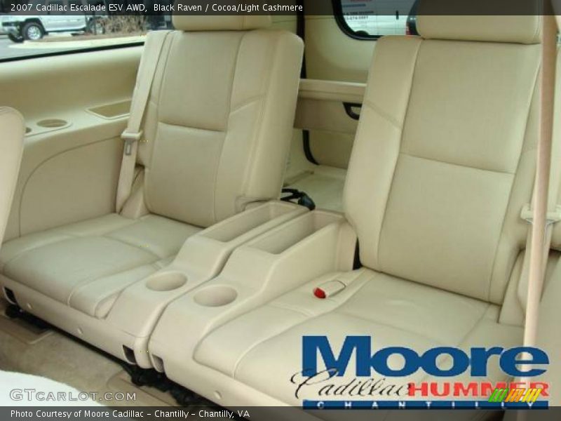 Black Raven / Cocoa/Light Cashmere 2007 Cadillac Escalade ESV AWD