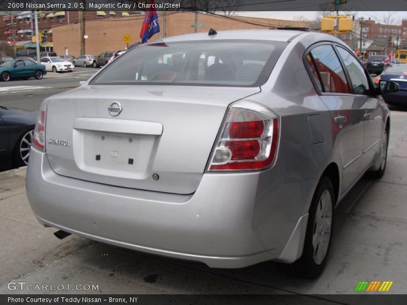 Magnetic Gray / Charcoal/Steel 2008 Nissan Sentra 2.0 S